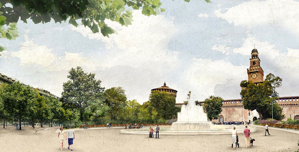 piazza castello milano 2021